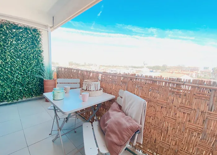 Nid Douillet Au Calme Avec Balcon 304 * Canet-en-Roussillon